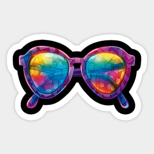 Glasses Retro Vintage Style 90's 80's Sticker